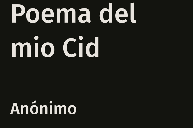 Poema de Mio Cid