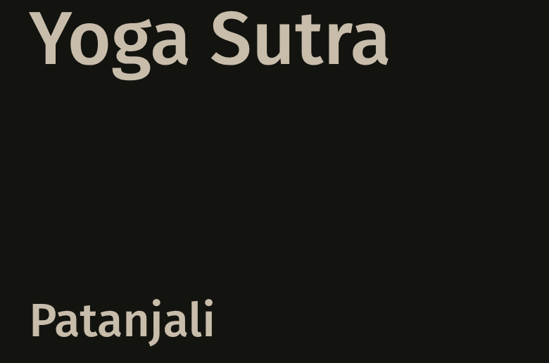 Yoga Sutras libro de Patanjali