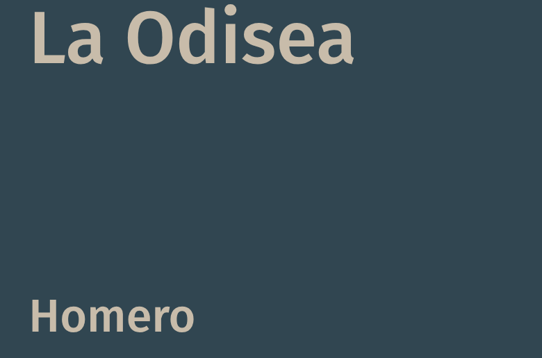 La Odisea libro de Homero