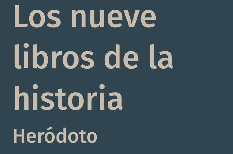Los nueve libros de la historia libro de Heródoto