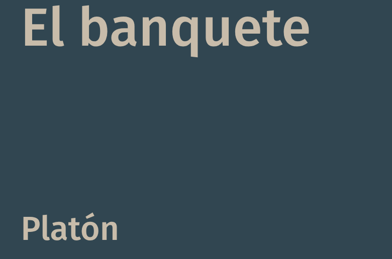 El banquete libro de Platón