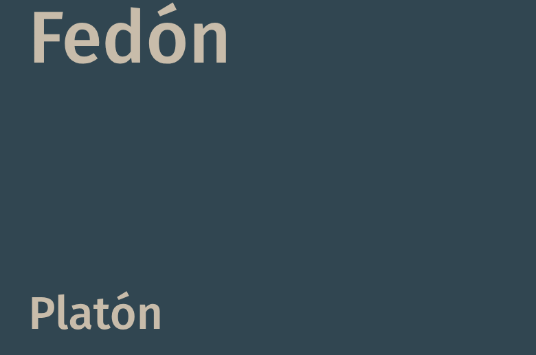 Fedón libro de Platón