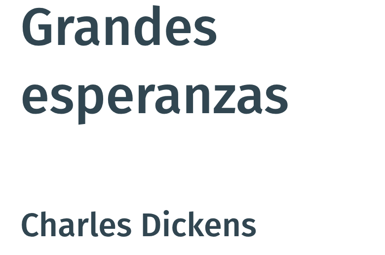 Grandes esperanzas libro de Charles Dickens