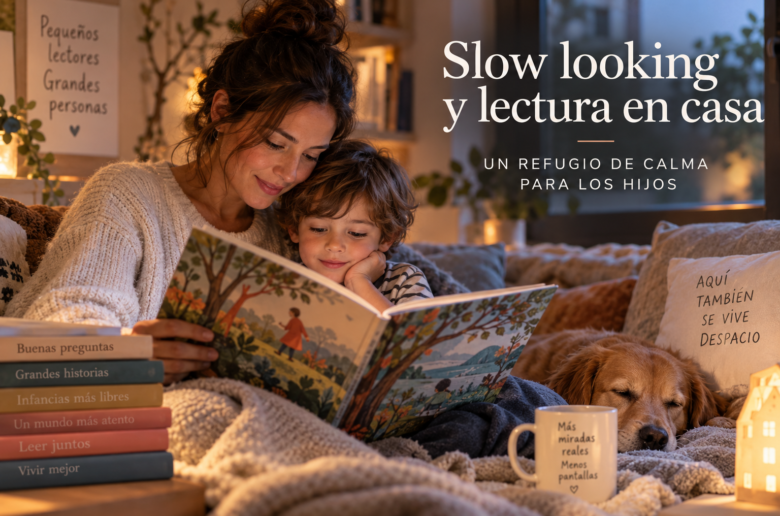 Slow looking y lectura en casa: